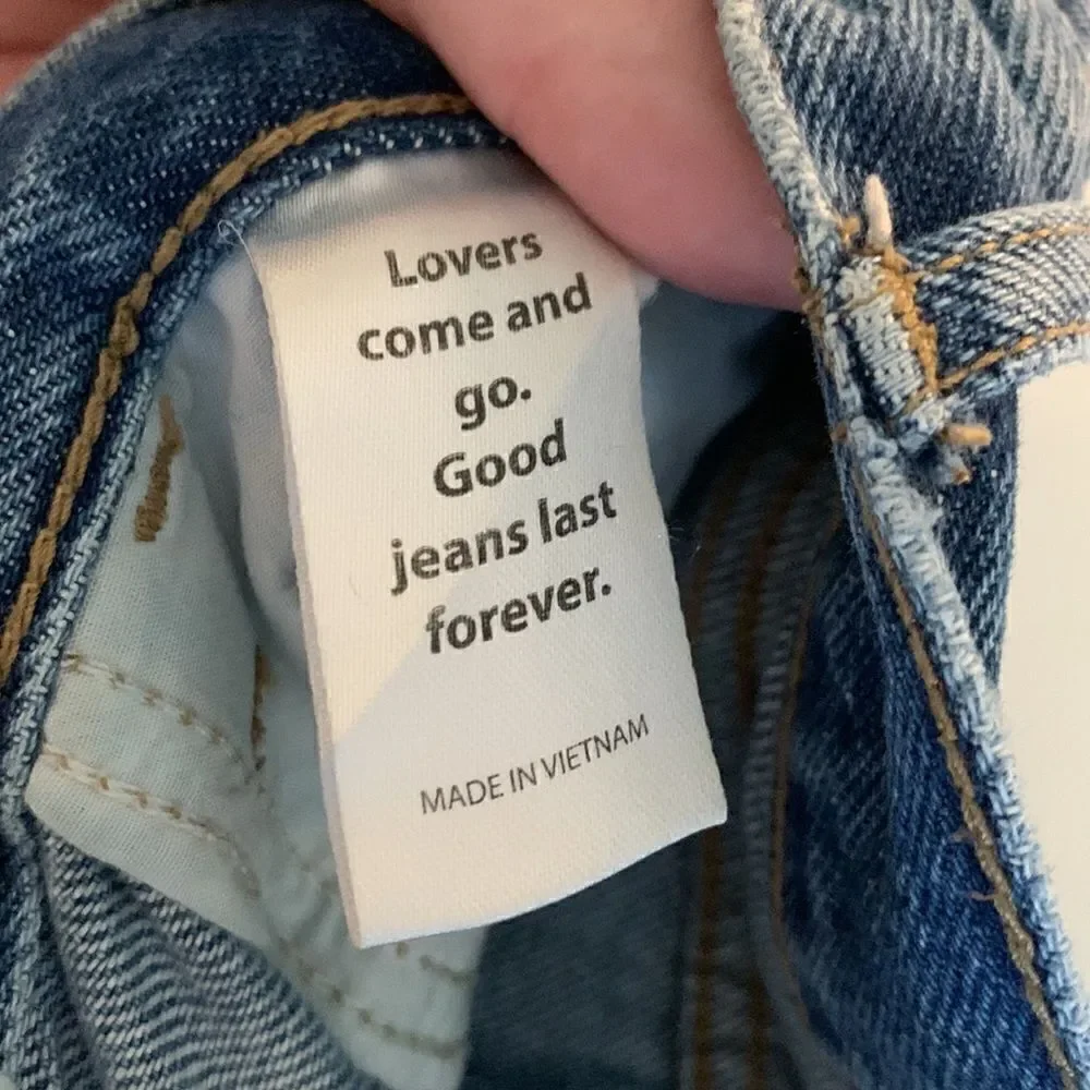 Pacsun high rise straight jeans